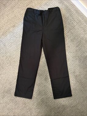 Teenage Boy- Black Classic Straight-Leg Pants